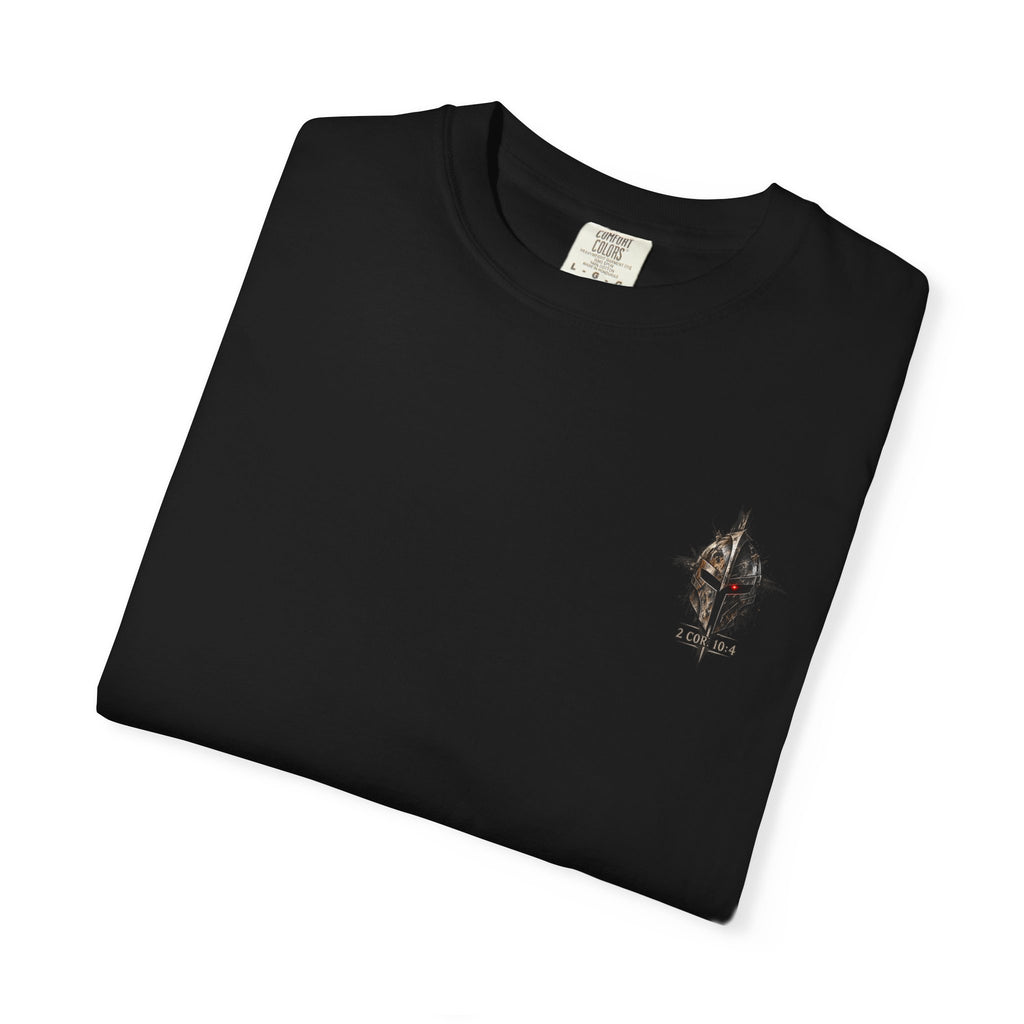 Kind Warrior Christian T-Shirt – 2 Corinthians 10:4 | Rugged Faith